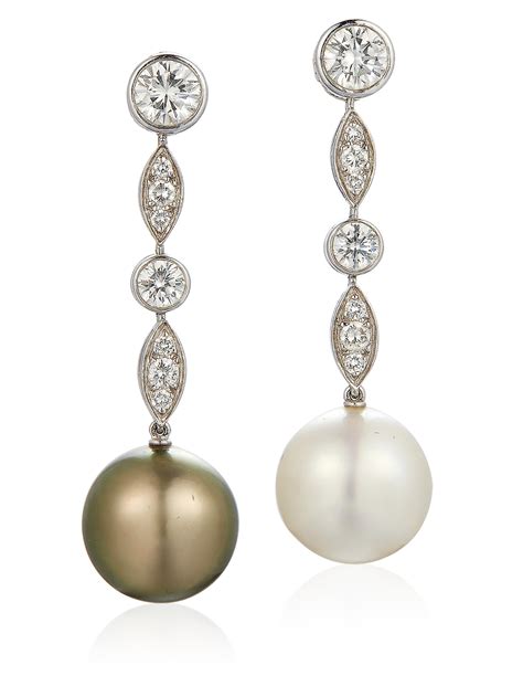 cartier pearl earrings for women